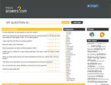 Tablet Screenshot of helpinganswers.com